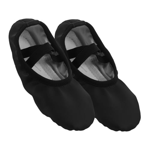 ifundom Mädchen Ballettschuhe PU Soft Sole Tanzschuhe Ohne Schnürsenkel Atmungsaktiv Flexibel Für Ballett Yoga Tanztraining von ifundom