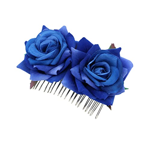 ifundom Blumenstirnbänder Für Frauen Blumenhaar Rosafarbene Haarblumenclips Florales Haar-accessoire Floraler Haarkamm Rosafarbene Haarspange Haarspange Braut Haarschmuck Rose von ifundom