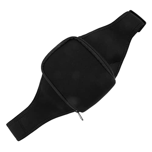ifundom Mikrofonbeutel für Trainer Verstellbarer Taillengürtel für Fitnessstudio und Outdoor Robuste Neopren Tasche für Drahtlose Mikrofone Schwarz für Unterricht und Tanz von ifundom