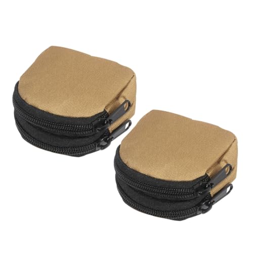 ifundom Münzgeldbörsen Frauen Praktische Doppel-Pocket-Organizer Tasche Mini-schlüsselhalter Kartenetui Und Schlüsselaufbewahrung Für Unterwegs von ifundom