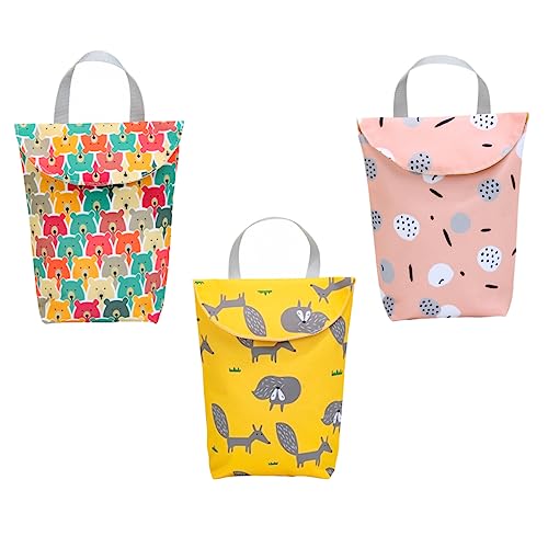 ifundom Multifunktionale Wickeltasche Zur Aufbewahrung Von Windeln Nasslagerung Tragbare Taschen Für Windeln Babykleidung Handtücher von ifundom