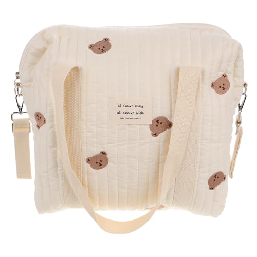 ifundom Große Kapazität Wickeltasche Mit Mehreren Fächern Und Tragbar Für Mütter Unterwegs Für Kinderwagen-Organisation Und Babyausstattung von ifundom