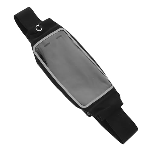 ifundom Elastic Running Waist Bag Mit Touchscreen-Fenster wasserdichte Gürteltasche Für Sport Joggen Wandern Camping Verstellbarer Hüftgurt Für Handy Geldbörse Schlüssel von ifundom