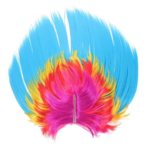 ifundom Punk Party Perücke Masquerade Cosplay Zubehör Chicken Haarschnitt Leicht Und Wiederverwendbar Für Karneval Halloween Und Rollenspiele von ifundom