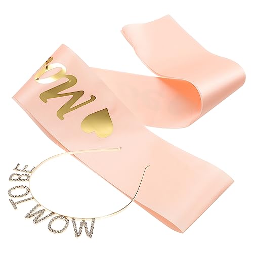 ifundom Reveal Mom to Be Schärpen-set Inklusive Stirnband Und Foto-requisiten-schärpe Für Babyparty-dekorationen von ifundom