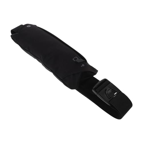 ifundom Sportliche Bauchtasche und Brusttasche Wasserabweisend Ultradünn Verstellbar für Herren und Damen Vielseitige Handytasche zum Joggen Wandern Radfahren Outdoor Fitness in Schwarz von ifundom