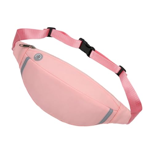 ifundom Sportliche Damen Bauchtasche Verstellbar mit Robustem Verschluss und Reißverschluss Leichte Fitness Hüfttasche für Joggen Wandern Radfahren und Alltag Modische Handy Gürteltasche von ifundom