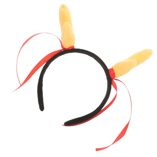 ifundom Tierkostüm-stirnband Neujahrs-stirnband Tier-cosplay-stirnbänder Haarschmuck Für Haarschmuck Zum Chinesischen Neujahr Make-up-stirnband Haarband Weihnachten Stoff Fräulein Partyhut von ifundom