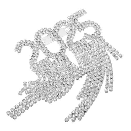ifundom Elegante Anstecknadel Mit Strass-zahlen Neujahrsbrosche 2025 Modisches Accessoire Mit Quaste Für Damen von ifundom