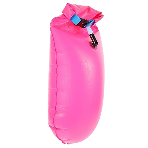 ifundom Undurchlässig Kleine wasserdichte Tasche Jungen Schwimmbeutel Wasserdicht Nasstasche Für Badeanzug Strand Schwimmtaschen Für Schwimmer Trockene Tasche PVC Rosy von ifundom