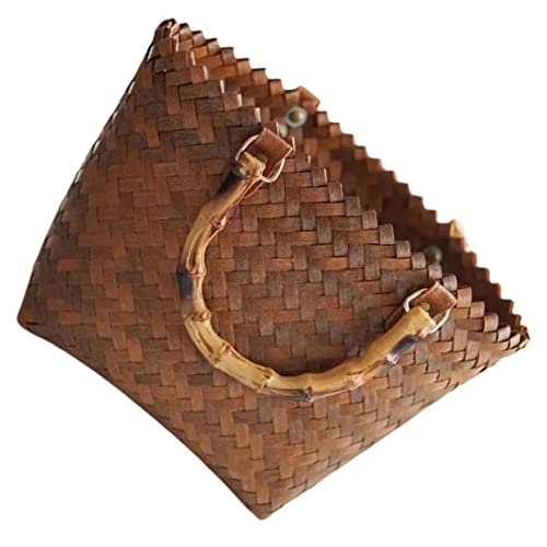 ifundom Vintage Strohtasche Geflochtene Umhängetasche Große Kapazität Tote Korb Tasche Strandtasche Handtasche Für Alltag Shopping von ifundom