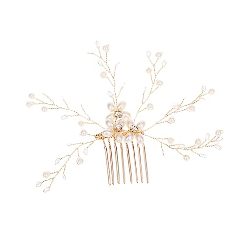 ifundom die trauzeugen brautjungfer decor jungenschmuck jewellery Kopfschmuck für die Braut Haarnadel Tiara für die Hochzeit Braut Kopfbedeckung Haarschmuck Kamm von ifundom