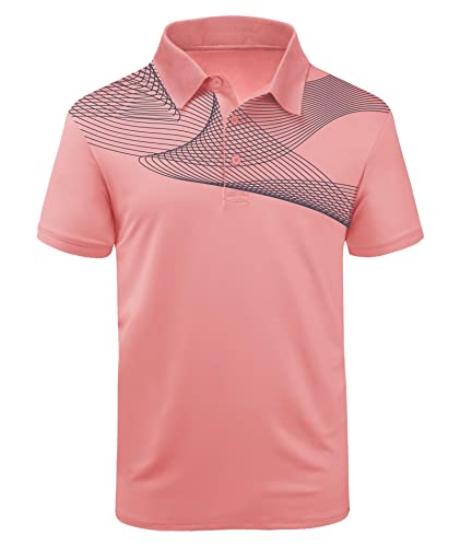 igeekwell Poloshirt Herren Kurzarm Schnelltrocknend Polohemd Sommer T-Shirt Golf Tennis Shirt mit Brillenschnalle von igeekwell