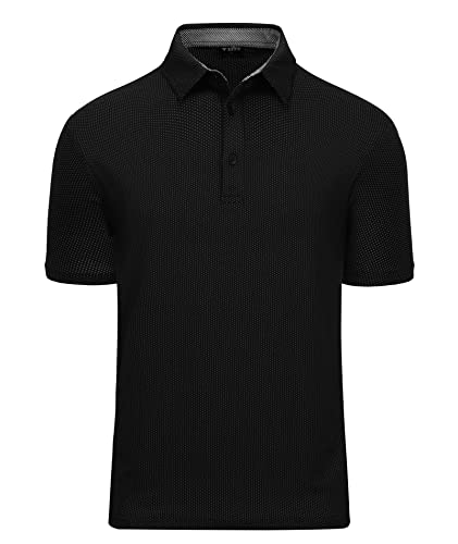 igeekwell Poloshirt für Männer Outdoor Golf Tischtennis Polo Sommer Sport Funktionspolo Atmungsaktiv Schnelltrocknend von igeekwell