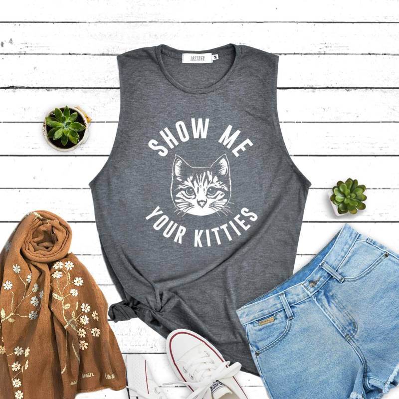Katzen Shirt "Zeig Mir Deine Kätzchen' Tank Top von igetherproject