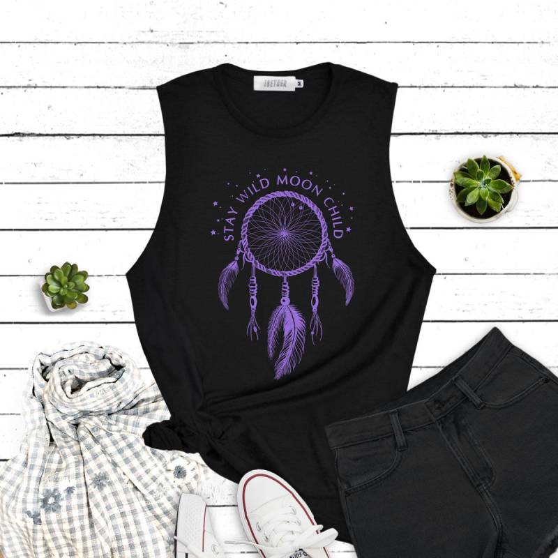 Traumfänger Grafik Tank Top Boho Muskel T-Shirt von igetherproject