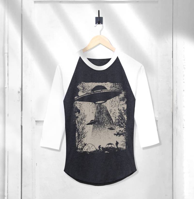 Ufo Entführung Shirt Alien Ufo Lustiges Baseball Raglan 3/4 Ärmel Ufo Entführung Shirt Alien Ufo Lustiges Baseball Raglan 3/4 Ärmel von igetherproject
