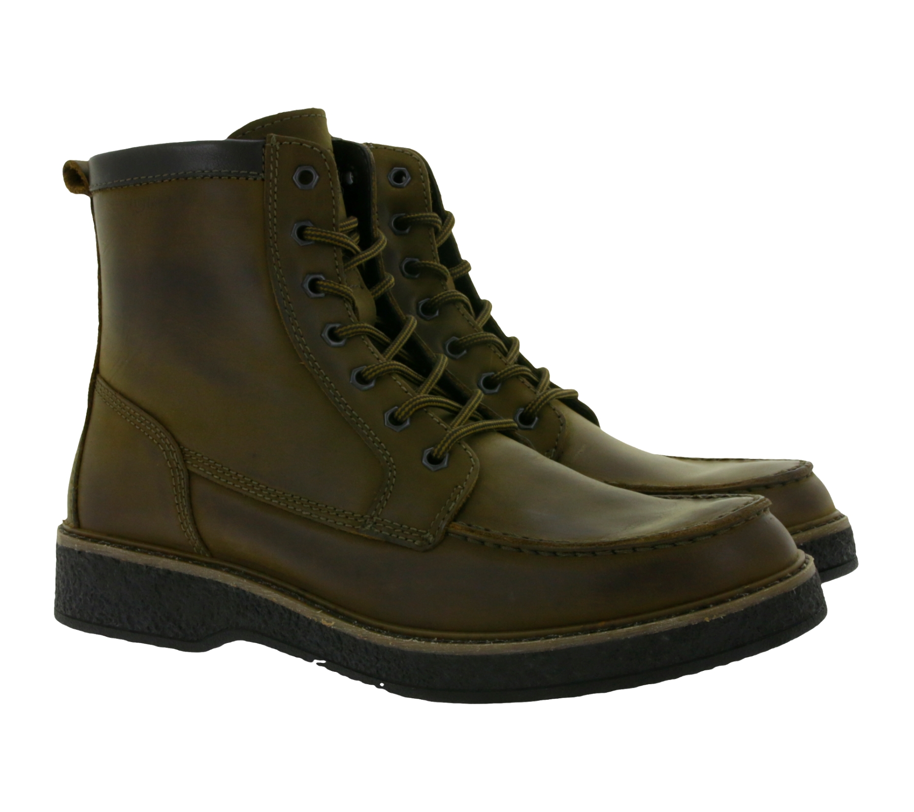 IGI&CO Herren Stiefelette Winter-Boots mit Shock-Absorber Nubukleder 8113700 Braun von igi&co