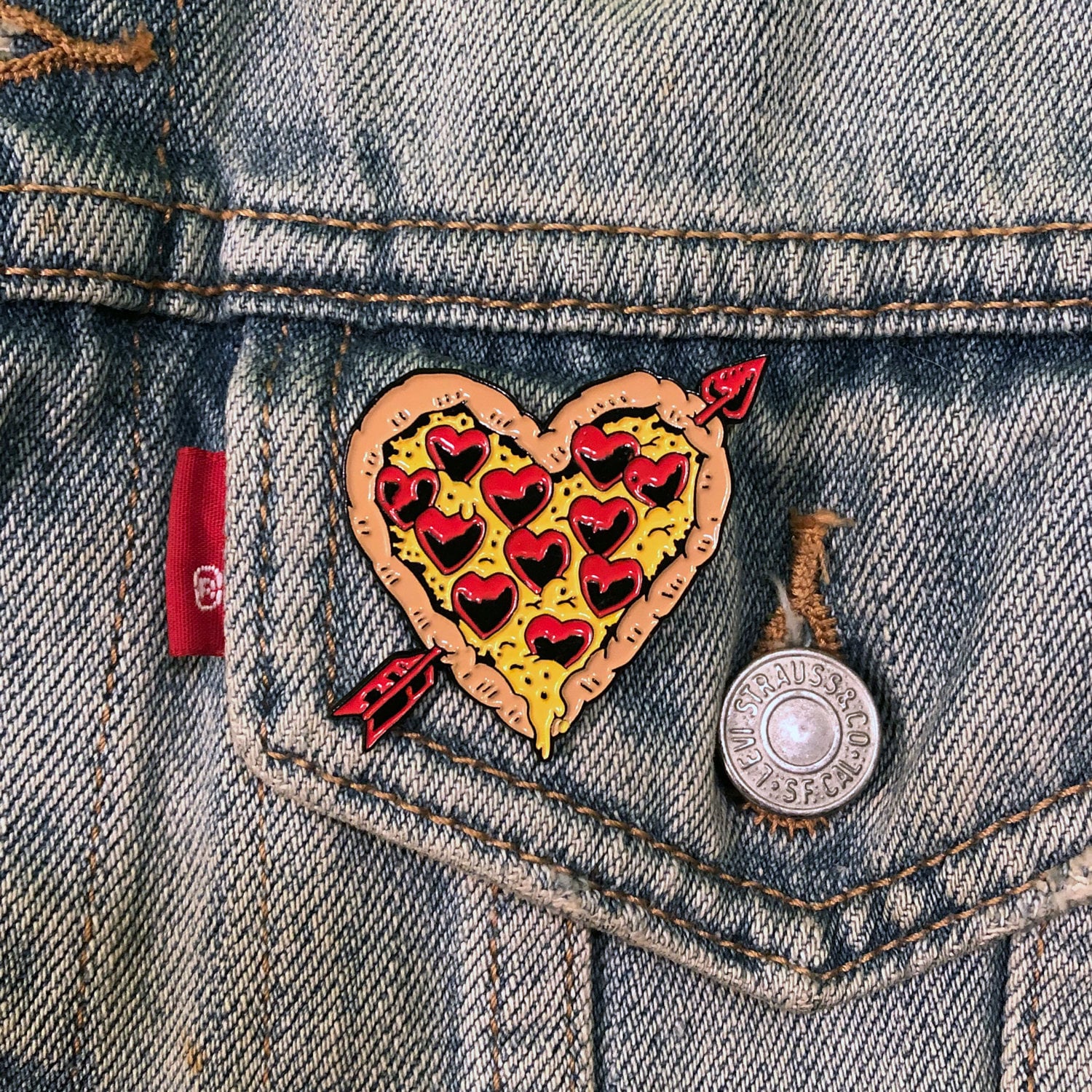 Pizza Liebe Pin von iheartjlp