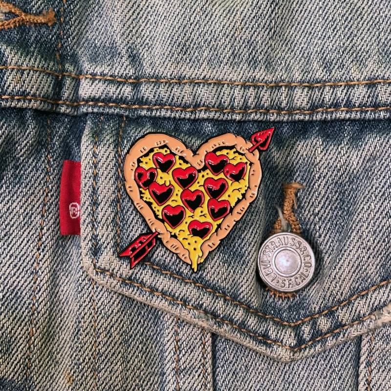Pizza Liebe Pin von iheartjlp