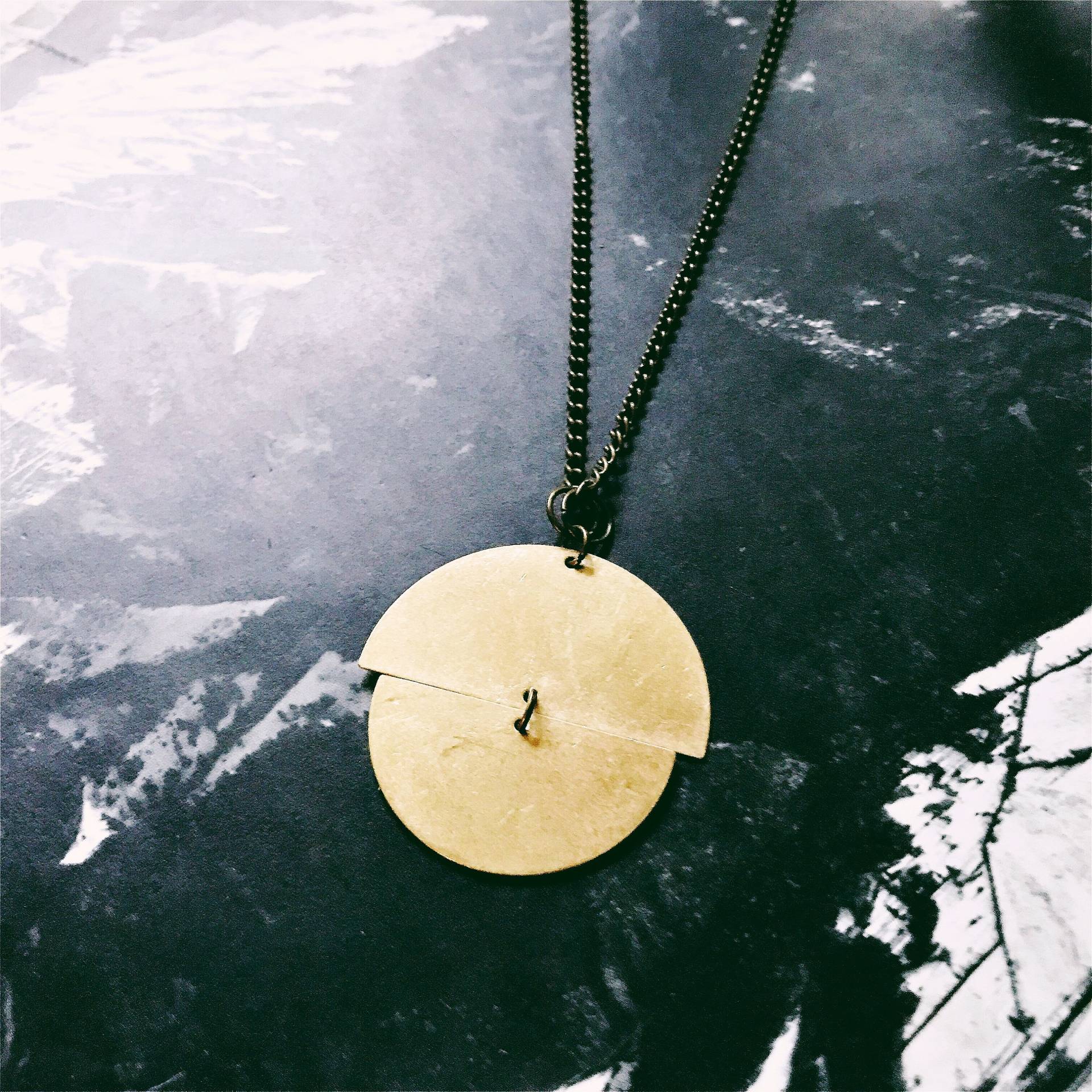 Vollmond Messingkette Lunar Celestial Schmuck, 30 "Kette Vollmond Messingkette Lunar Celestial Schmuck, 30 "Kette von iheartmies