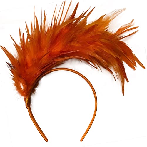 ihreesy Damen 1920s Feder Stirnband, 20er Jahre Stil Feder-Stirnband Fascinator Vintage Feder Kopfschmuck Haarschmuck Feder Haarreif Haarband Hochzeit Kopfbedeckung Headband,Typ 7 von ihreesy