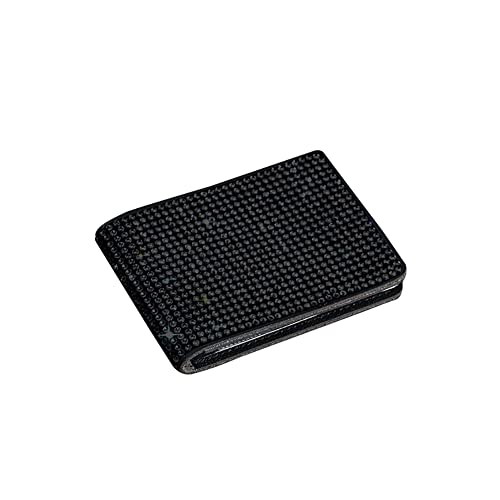 ihreesy KFZ Fahrzeugschein Schutzhülle,PU Leder Ausweismappe Ausweishülle Glitzer Ledermappe Strass Fahrzeugschein Hülle Frauen Ausweisetui Ultradünne Kreditkartenmappe,Schwarz von ihreesy