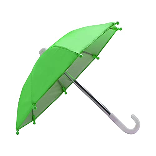 ihreesy Mini Regenschirm,Motorrad Handy Regenschirm Wasserdichte Lenker Handyhalter Schattenschirm Tragbare Regenschirm Rückspiegel Mobile Regenschirm,Grün von ihreesy