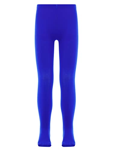 iiniim Kinder Mädchen Strumpfhose Stretch Leggings Tight Hose Ballett Strumpfhose Feinstrumpfhose Lange Hose Pants Aa Royal Blau 110-116 von iiniim