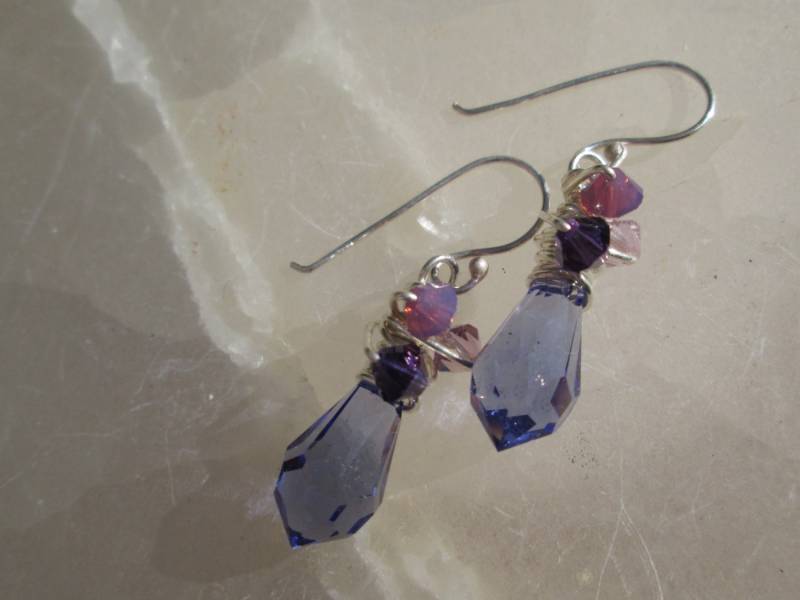 Tanzanit Kristall Ohrringe von ijewelry