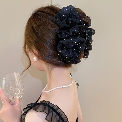 Elegante Bowknot Haars pangen, Frauen Temperament Eleganter Mesh Haars pange, Mode Haarschmuck Mädchen Styling Haarnadel Kopfschmuck von MIAOYAK