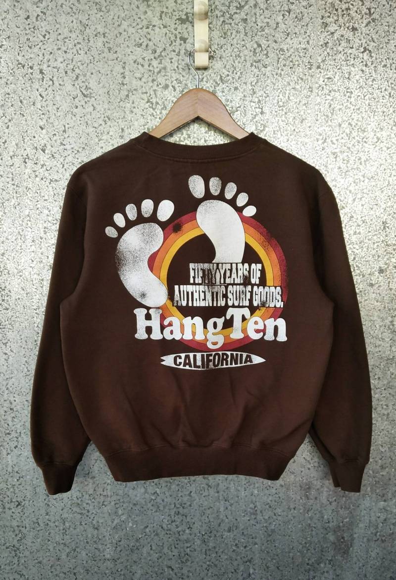 Hang Ten Sweatshirt Großes Logo Buchstabieren Jumper Hang Ten Sweatshirt Großes Logo Buchstabieren Jumper von ikcollections
