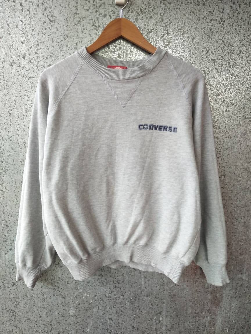 Jahrgang Converse Kleine Logo-stickerei-Sweatshirt Jahrgang Converse Kleine Logo-stickerei-Sweatshirt von ikcollections