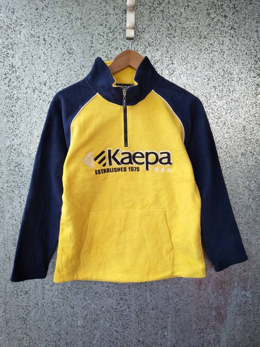 Jahrgang Kaepa Sweatshirt Halben Reißverschluss Pullover Buchstabieren Jahrgang Kaepa Sweatshirt Halben Reißverschluss Pullover Buchstabieren von ikcollections