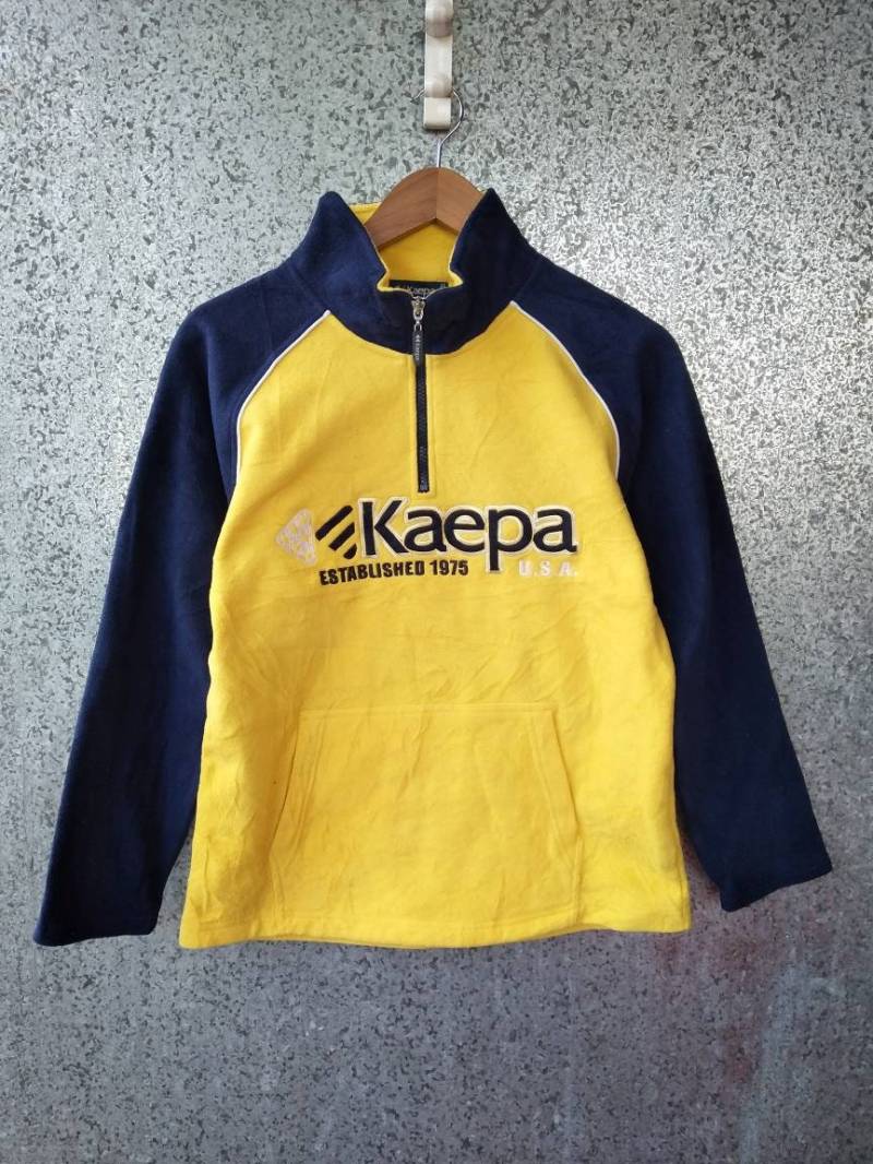 Jahrgang Kaepa Sweatshirt Halben Reißverschluss Pullover Buchstabieren Jahrgang Kaepa Sweatshirt Halben Reißverschluss Pullover Buchstabieren von ikcollections