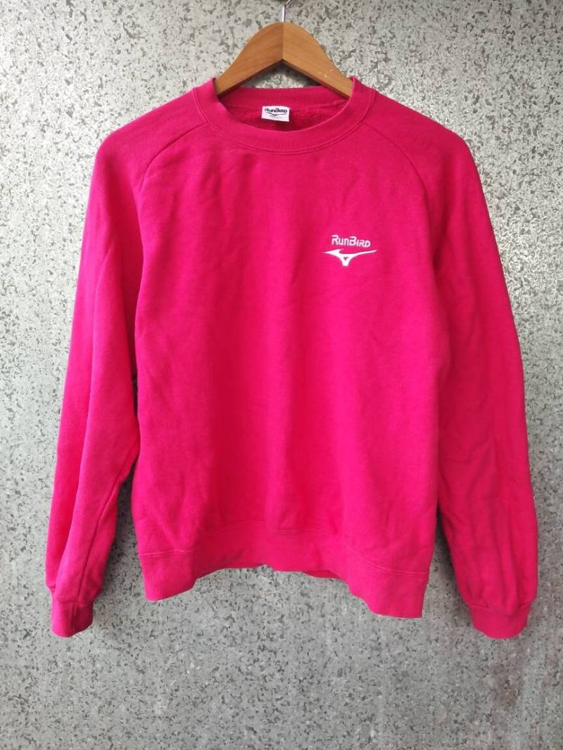 Jahrgang Mizuno Lauf Bird Sweatshirt Rosa Farbe, Hergestellt in Japan Jahrgang Mizuno Lauf Bird Sweatshirt Rosa Farbe, Hergestellt in Japan von ikcollections