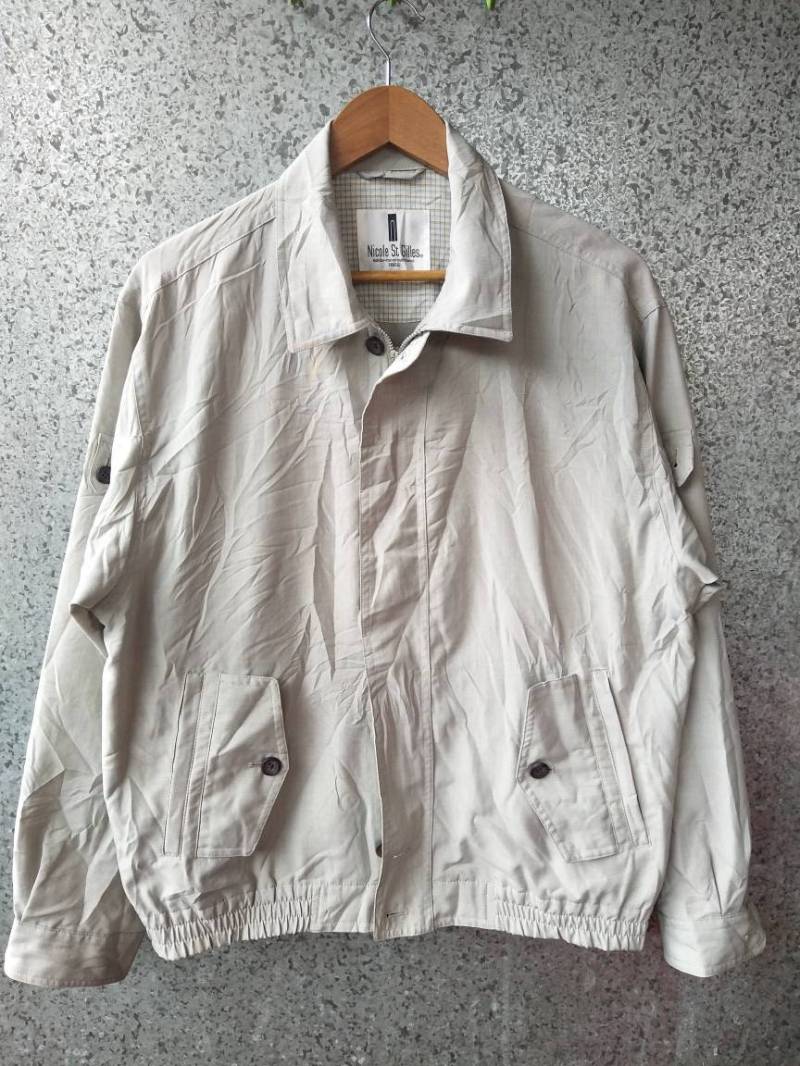 Jahrgang Nicole St Gilles Reißverschluss Jacke Vintage Designer Jahrgang Nicole St Gilles Reißverschluss Jacke Vintage Designer von ikcollections