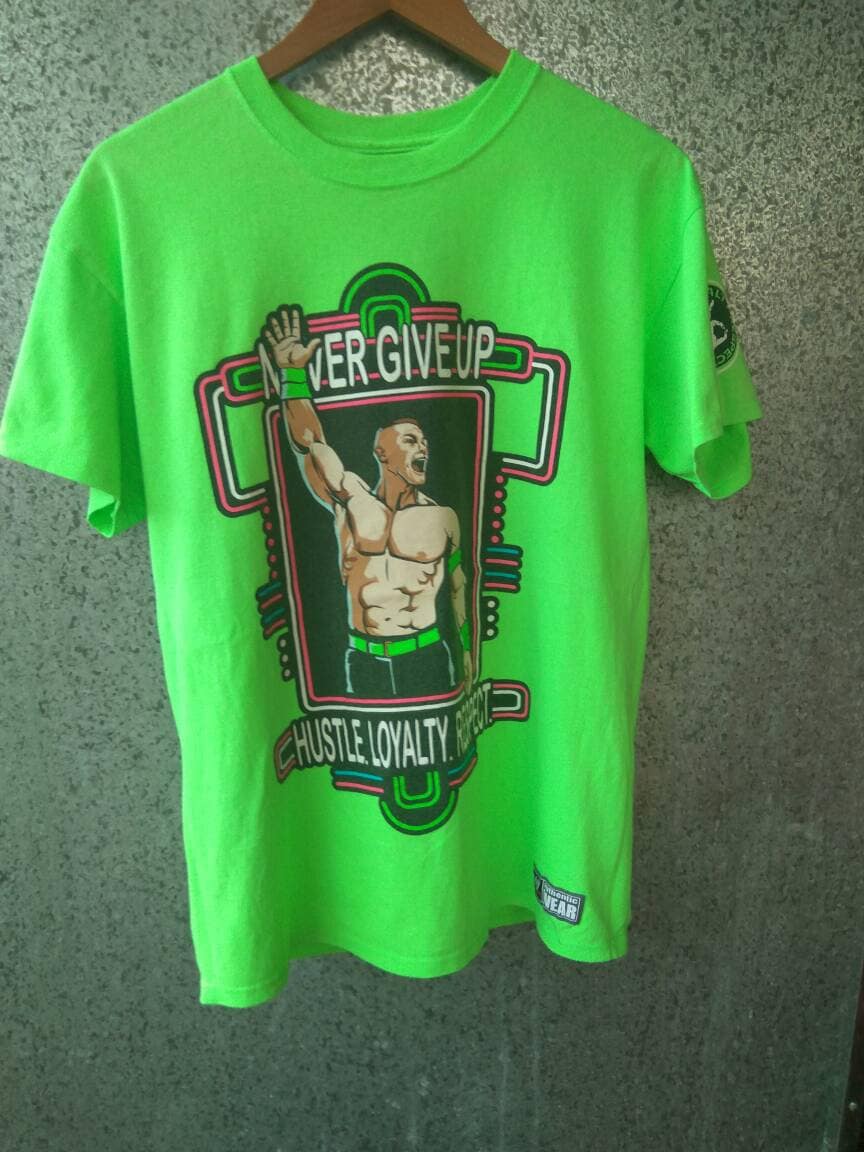 Jahrgang Wwe T Shirt Hustle Loyalti Respekt Welt Wrestling von ikcollections
