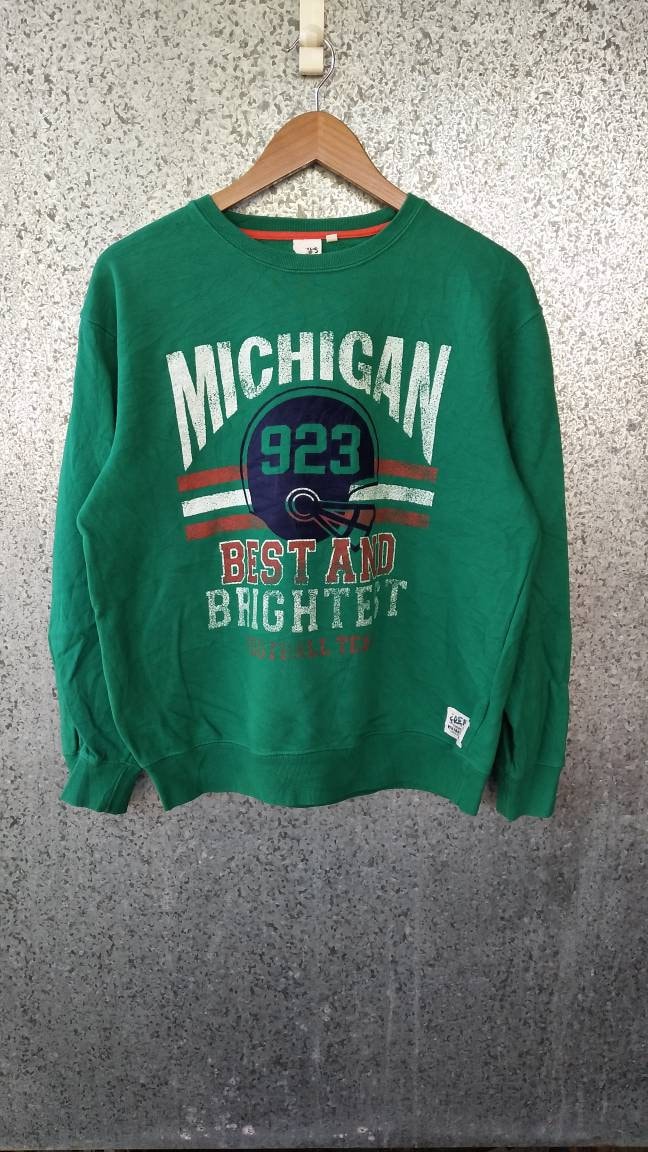 Michigan 923 Fußball-Sweatshirt Michigan 923 Fußball-Sweatshirt von ikcollections
