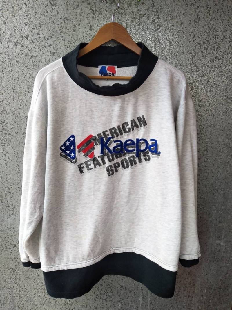 Vintage 80Er 90Er Jahre Kaepa Sweatshirt Buchstabieren Großes Logo Vintage 80Er 90Er Jahre Kaepa Sweatshirt Buchstabieren Großes Logo von ikcollections