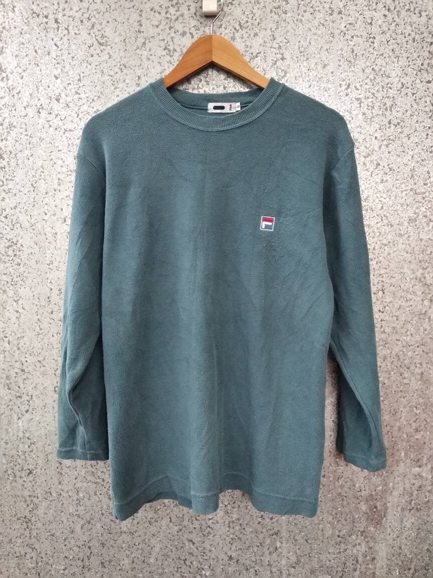 Vintage Fila-Kleine Logo-stickerei-Sweatshirt Vintage Fila-Kleine Logo-stickerei-Sweatshirt von ikcollections