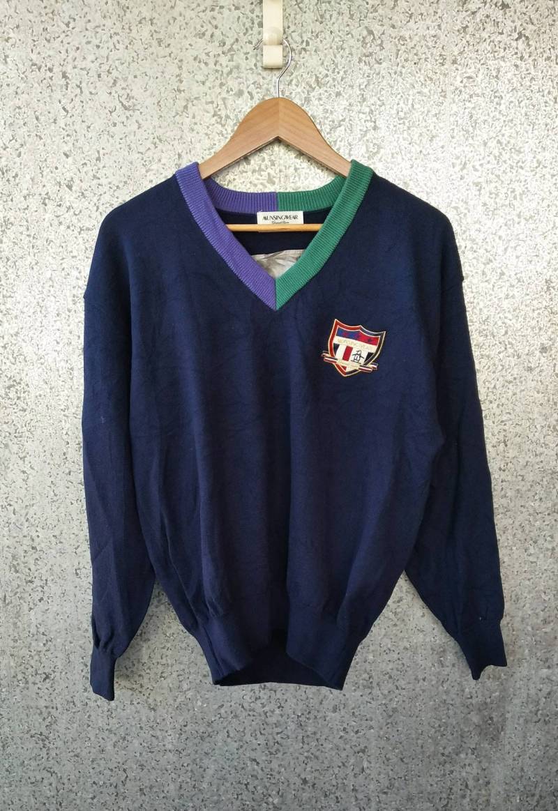 Vintage Grand Slam Munsing Tragen Strickwaren Kilnt Sweatshirt-Crewskrack-Jumper Vintage Grand Slam Munsing Tragen Strickwaren Kilnt Sweatshirt-Crewskrack-Jumper von ikcollections