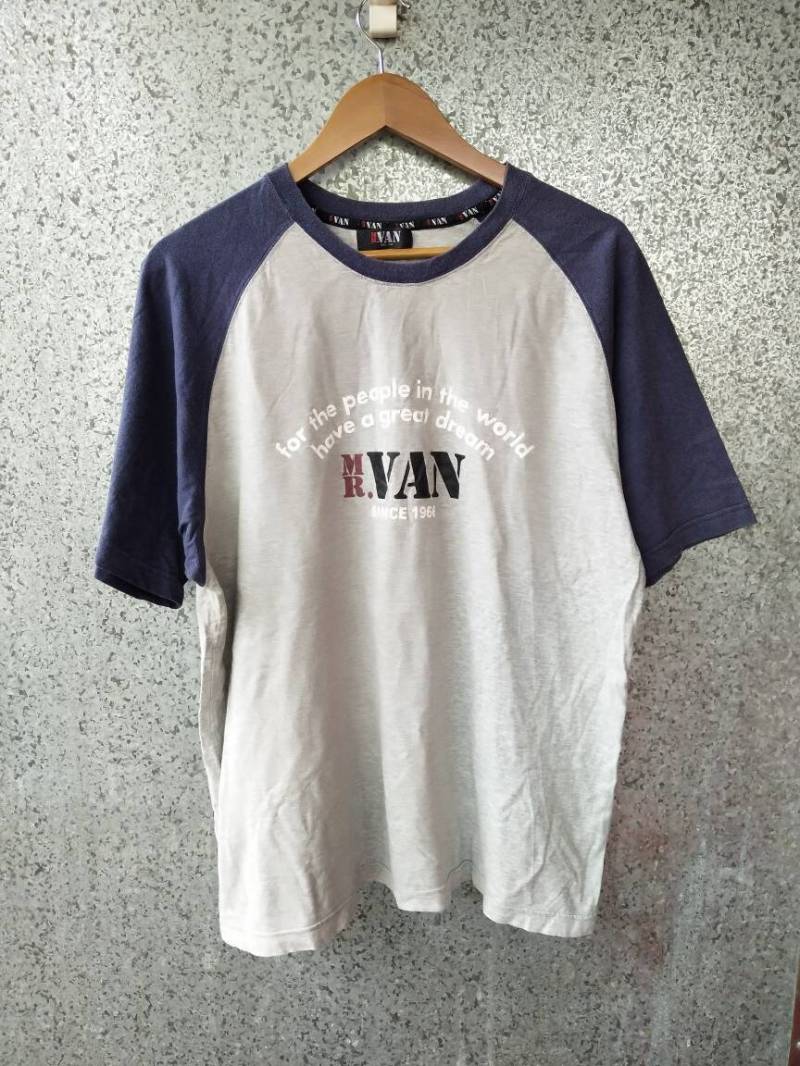 Vintage Mr Van T Shirt/Van Jac Shirt Raglan Short Sleeve Vintage Mr Van T Shirt/Van Jac Shirt Raglan Short Sleeve von ikcollections
