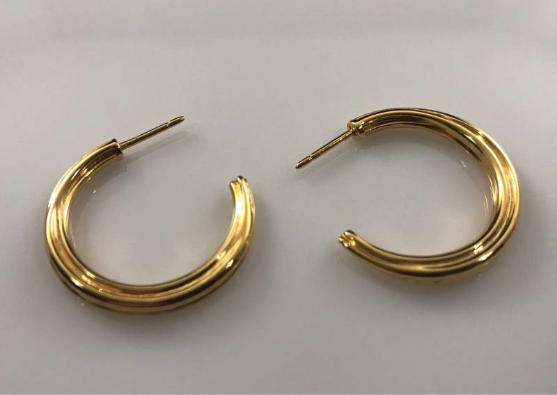 Omfori 18K Vergoldet Creolen von ikreate