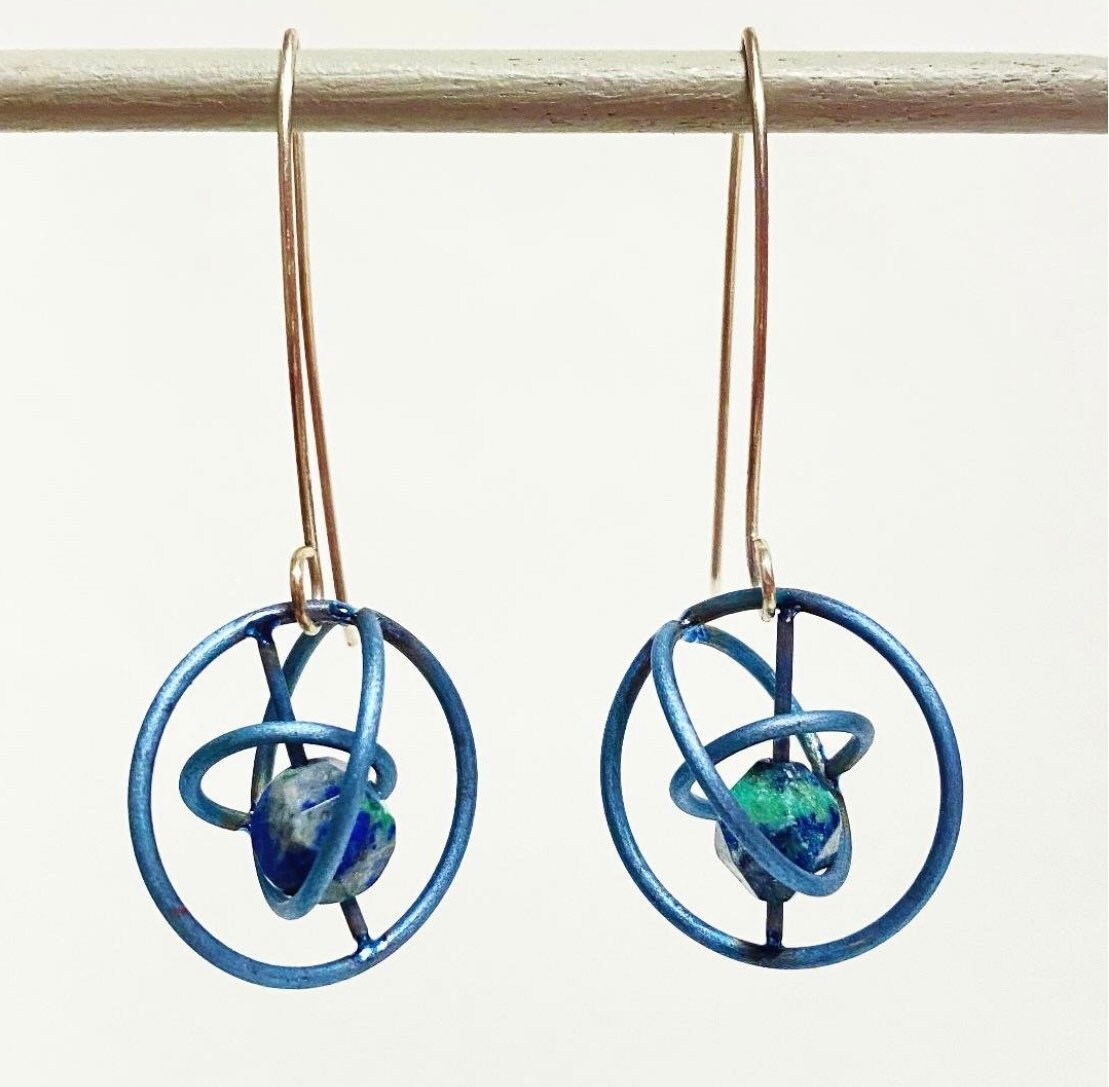Titan Orbit Ohrringe Titan Orbit Ohrringe von ilanakrepchinjewelry