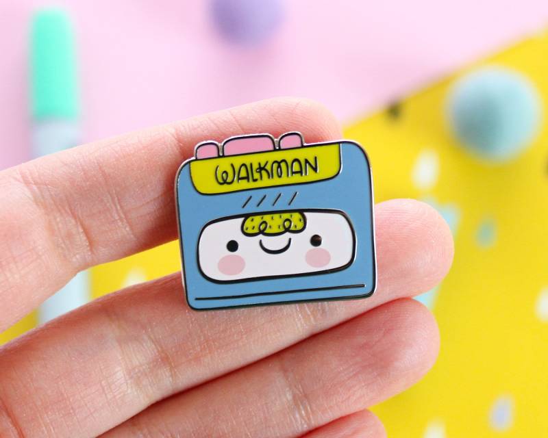 Walkman Hard Enamel Pin Retro 90Er Jahre Musik Fan Geschenk von ilariapops