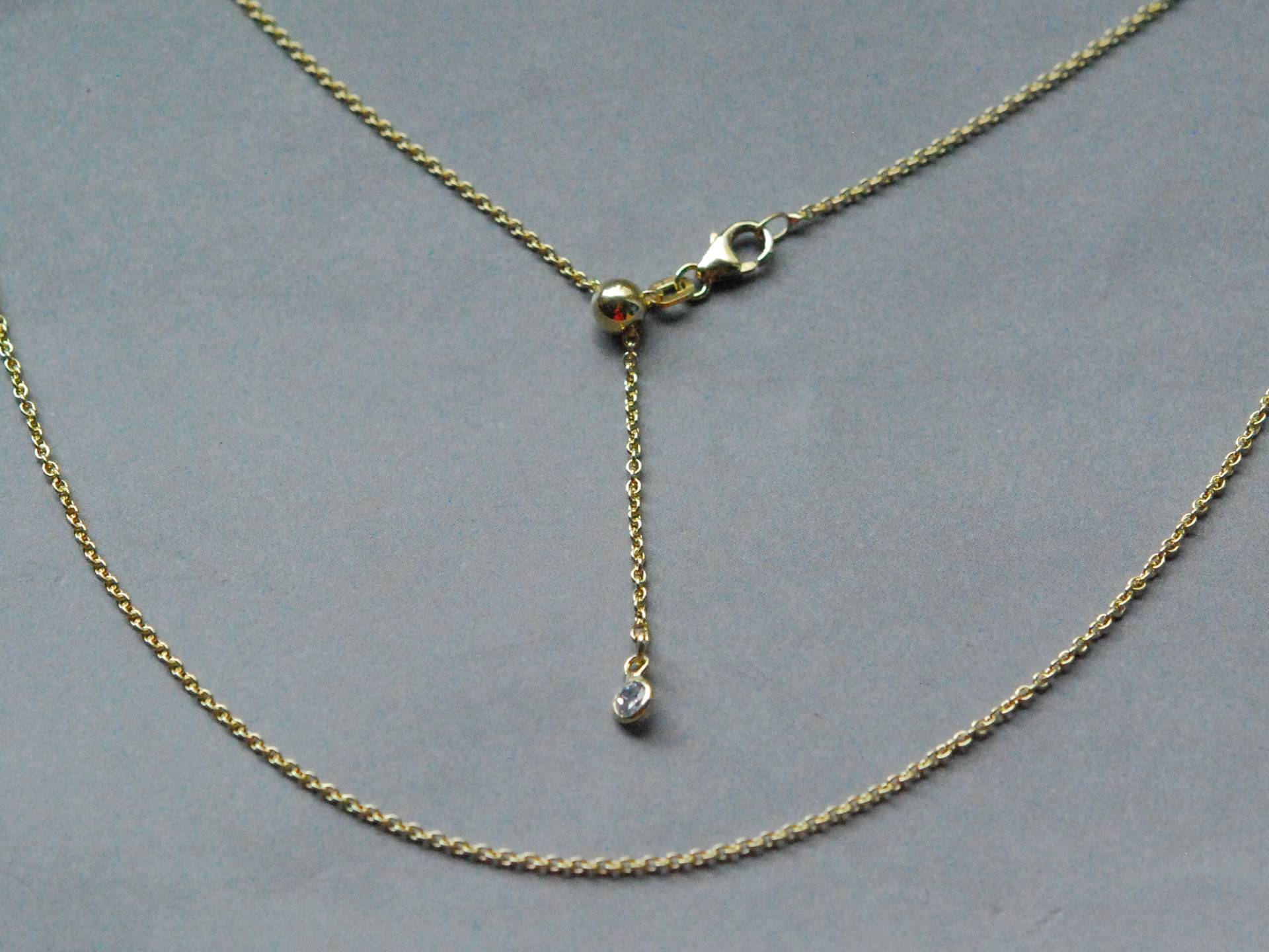 Längenverstellbare Vergoldete Silberkette, Ankerkette/ 1, 4mm/ Feine Gliederkette, Länge Variabel. in 50cm Oder 70 cm Gesamtlänger Erhältlich Längenverstellbare Vergoldete Silberkette, Ankerkette/ 1, 4mm/ Feine Gliederkette, Länge Variabel. in 50cm Oder 70 cm Gesamtlänger Erhältlich von iliosDesignerSchmuck