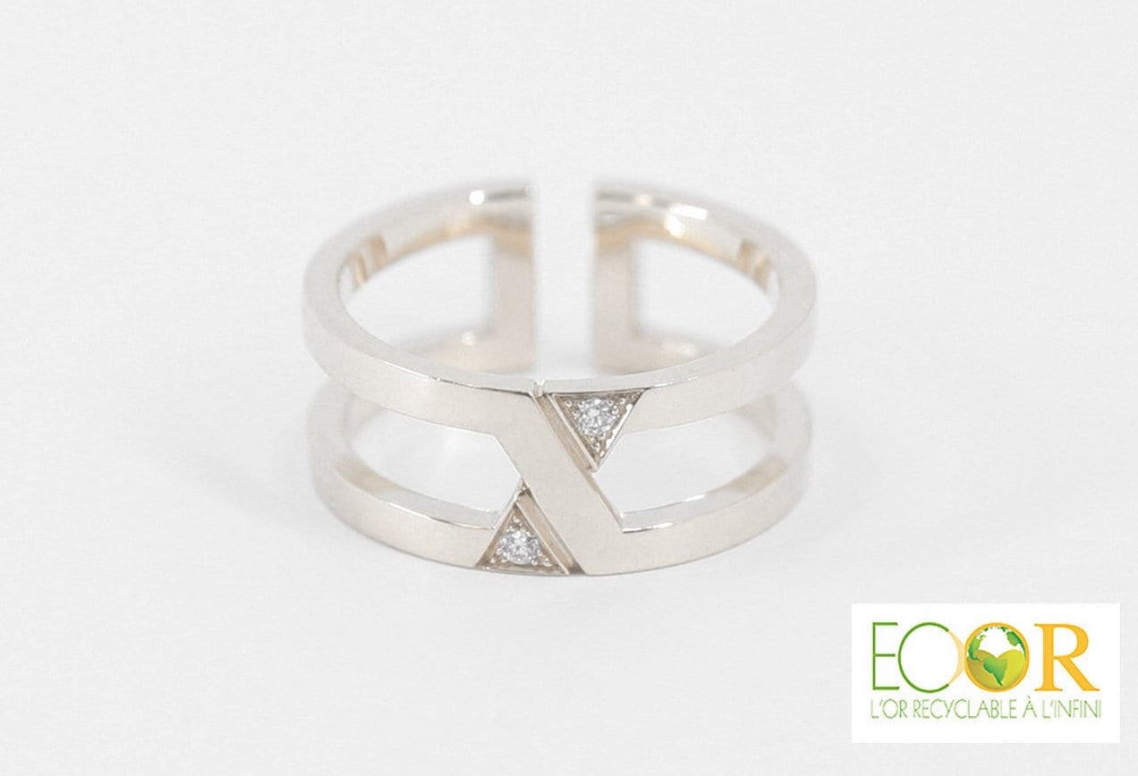 Bagge Oder Blanc Autoreverse 18 Kt Weißgoldring Bagge Oder Blanc Autoreverse 18 Kt Weißgoldring von ilithe