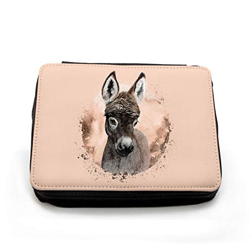 ilka parey wandtattoo-welt Gefüllte Federtasche Esel Schulstart Federmappe individuelles Federmäppchen & Namen Wunschnamen fm201 von ilka parey wandtattoo-welt