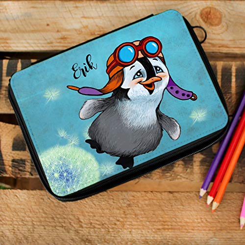 ilka parey wandtattoo-welt Gefüllte Federtasche Schulstart Federmappe individuelles Federmäppchen Pinguin Pilot und Name Wunschname fm142 ilka parey wandtattoo-welt Gefüllte Federtasche Schulstart Federmappe individuelles Federmäppchen Pinguin Pilot und Name Wunschname fm142 von ilka parey wandtattoo-welt